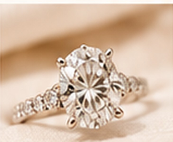Concept illustration of engagement rings