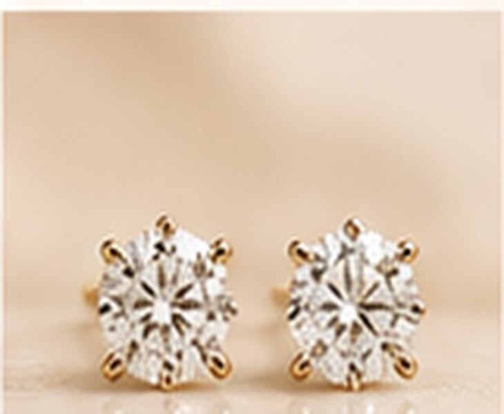Concept illustration of earrings